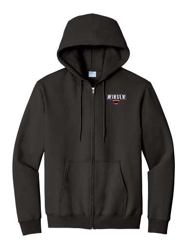 Essential Fleece Full-Zip Hooded Sweatshirt preview, front
