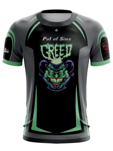 Pot of Greed Jersey preview, front
