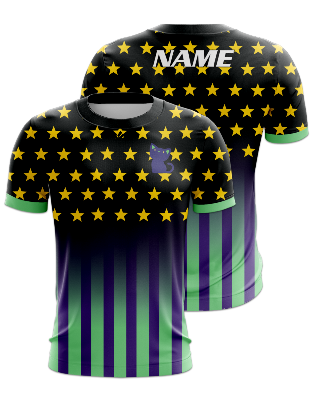 Rendered product preview, stack