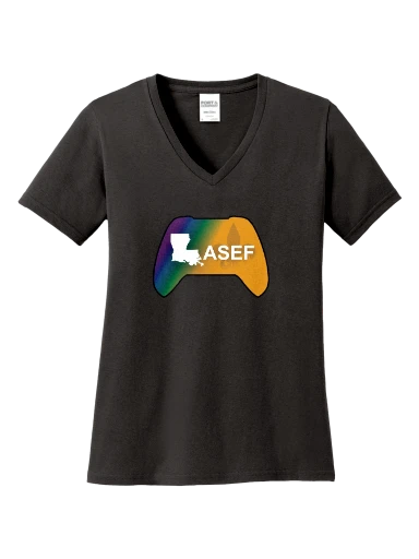 Women's Core Cotton V-Neck Tee preview, front