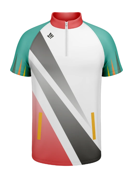 Sublimated Men's Short Sleeve 1/4 Zip