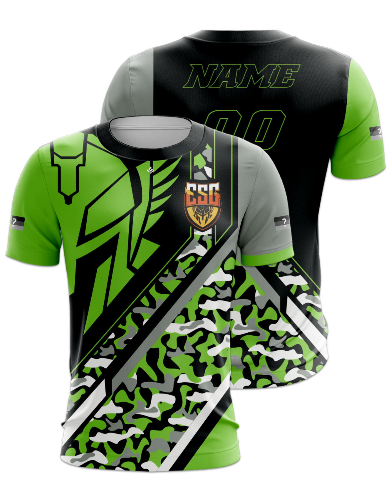 Rendered product preview, stack