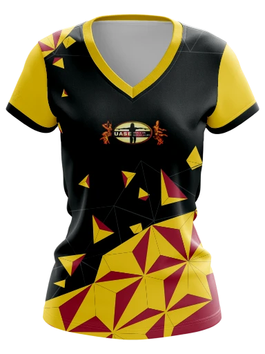 Custom Vneck Fitted Esports Jersey preview, front