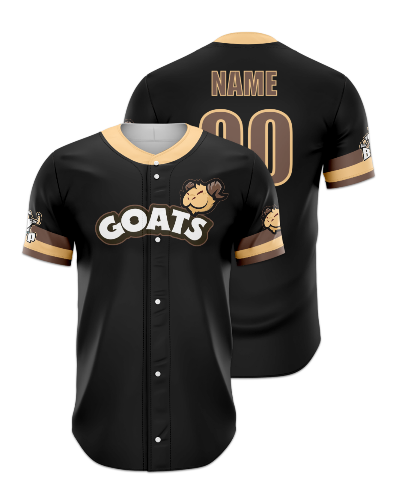 Rendered product preview, stack