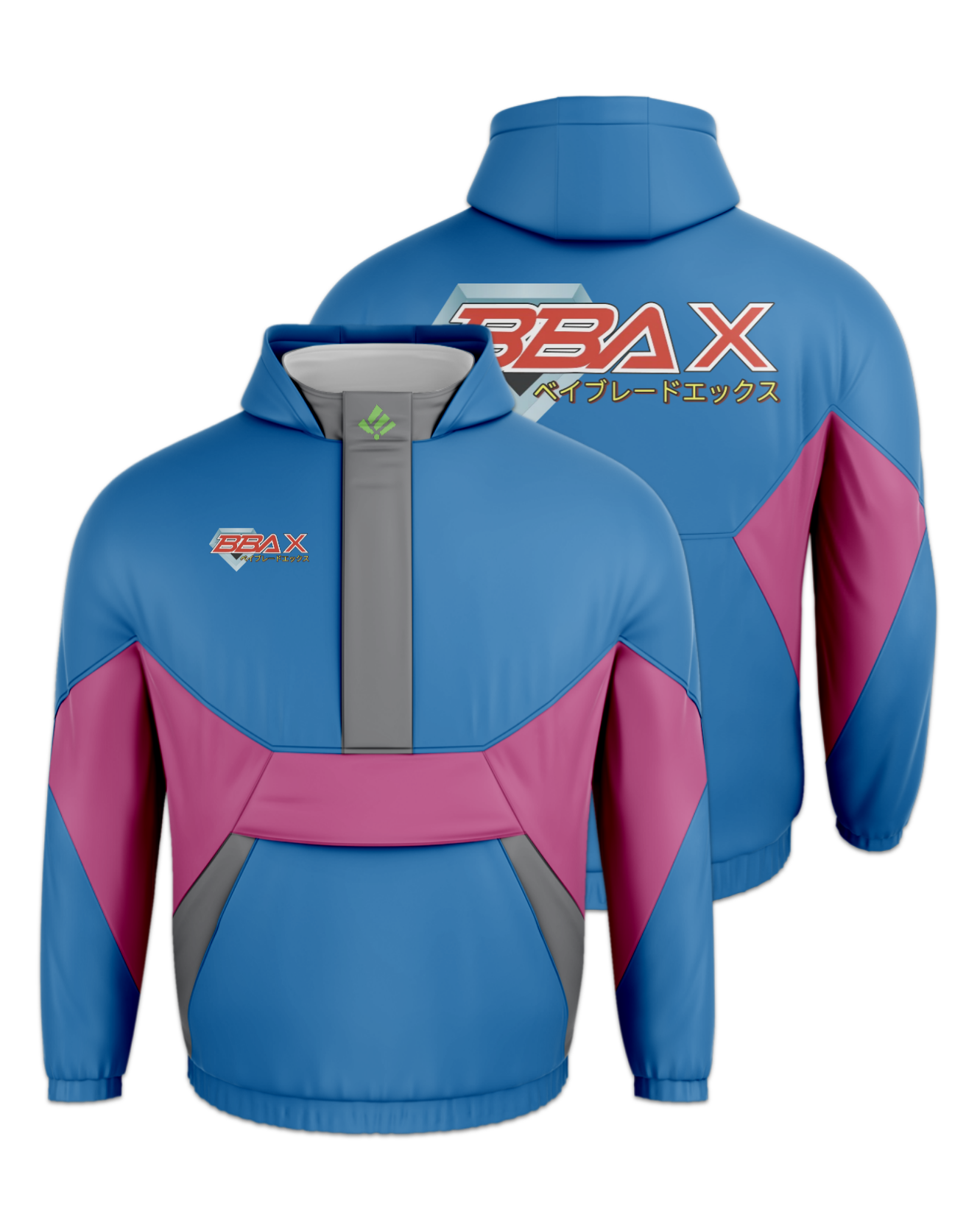 Rendered product preview, stack