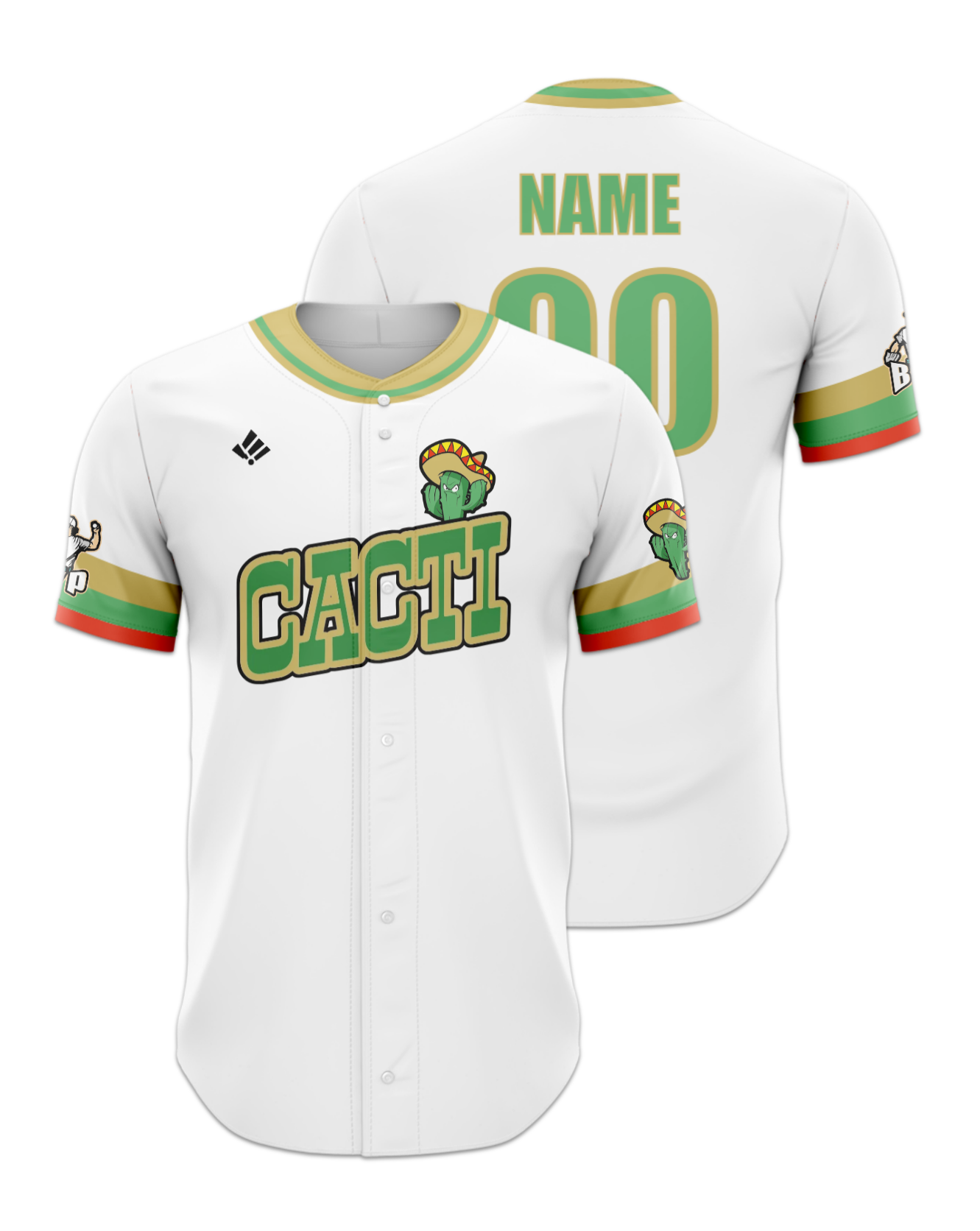 Rendered product preview, stack