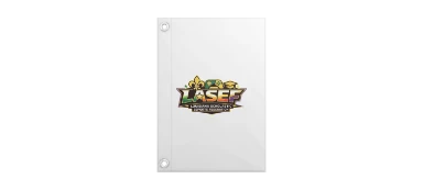 LASEF Flag with Grommets - 7"x5" preview, front