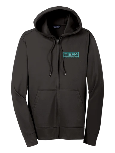 Tier 4 Fan Store Sport-Wick Fleece Full-Zip Hooded Jacket preview, front