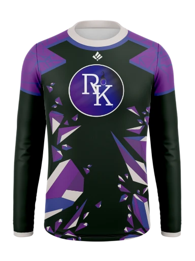 Custom Long Sleeve Esports Jersey preview, front