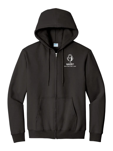 Port & Co Essential Fleece Full-Zip Hooded Sweatshirt preview, front