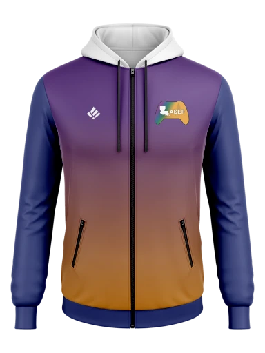 Men's Full Zip Poly Fleece Hoodie preview, front