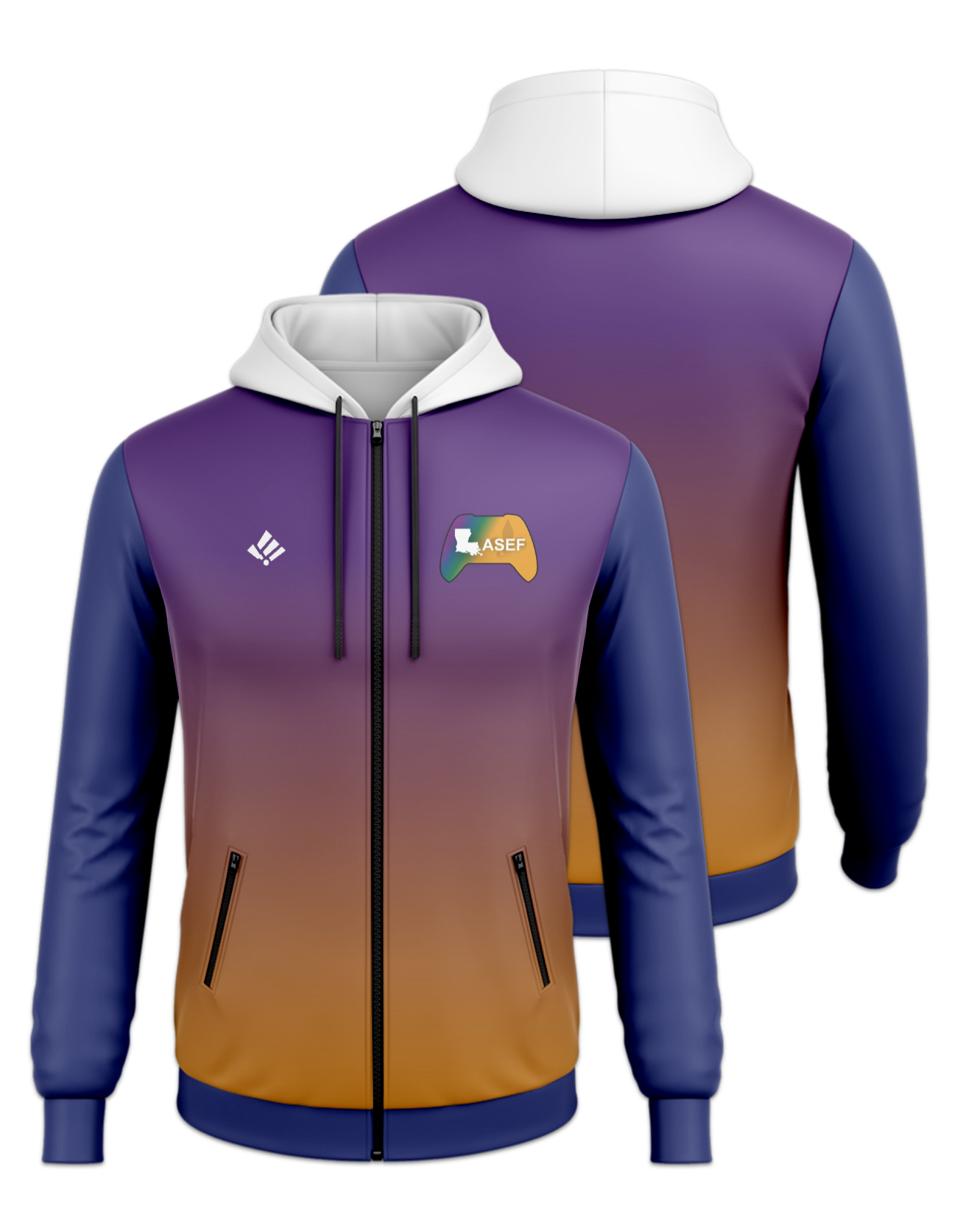 Rendered product preview, stack