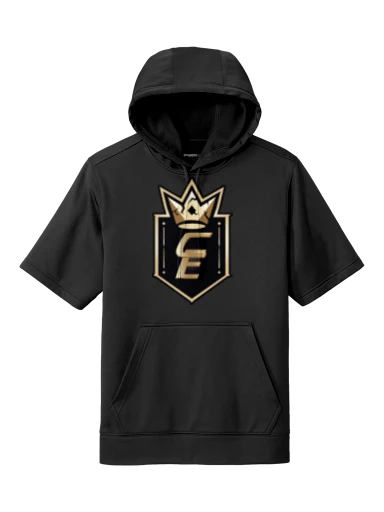 Sport-Tek Sport-Wick Fleece Short Sleeve Hooded Pullover preview, front