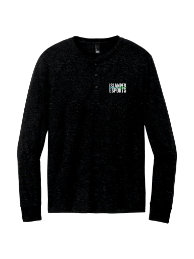 Perfect Tri Long Sleeve Henley preview, front