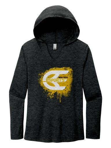 District Women's Perfect Tri Long Sleeve Hoodie preview, front