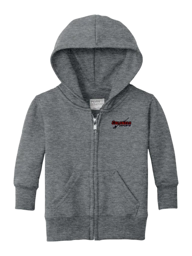 Port & Co Infant Core Fleece Full-Zip Hooded Sweatshirt preview, front
