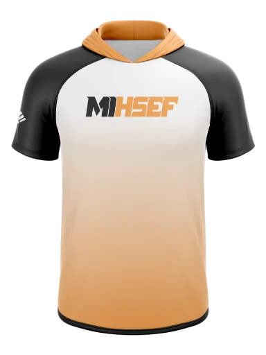 Sublimated Short Sleeve Hooded T-Shirt preview, front