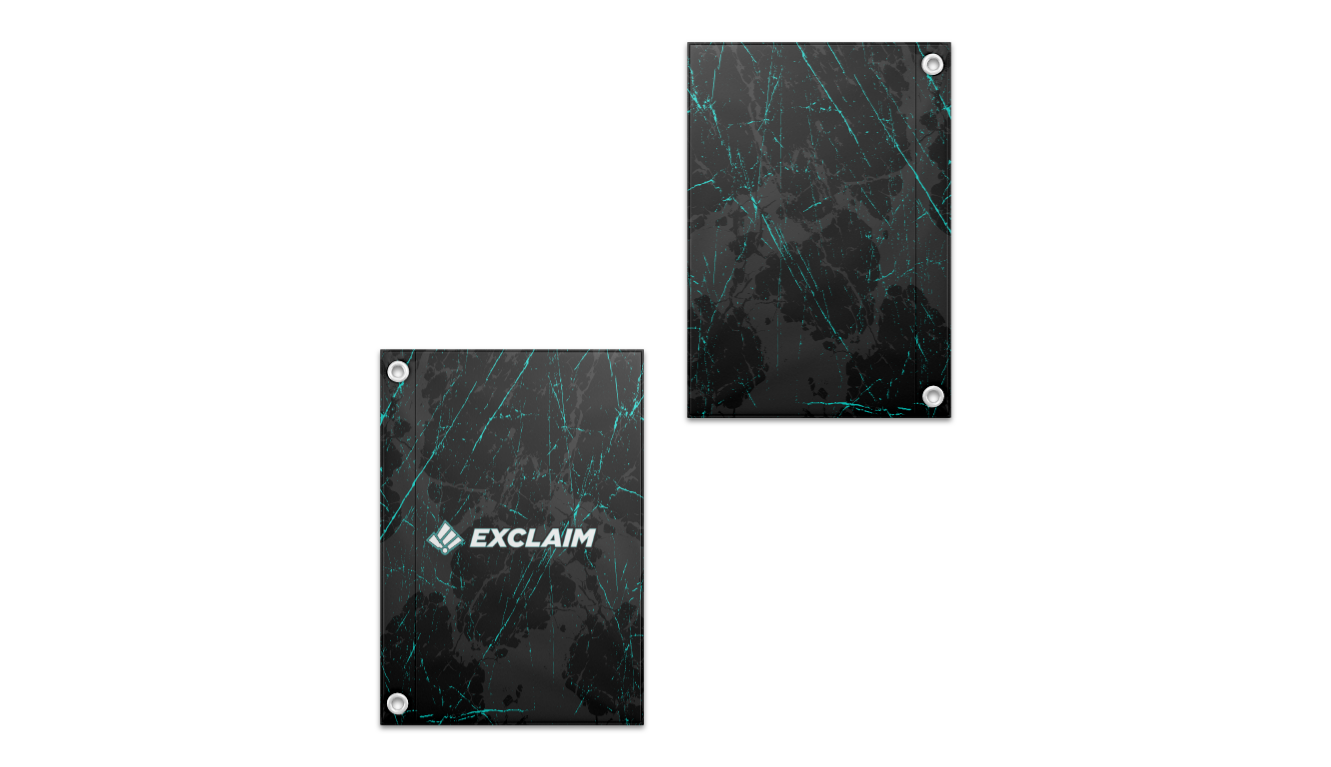 Rendered product preview, stack