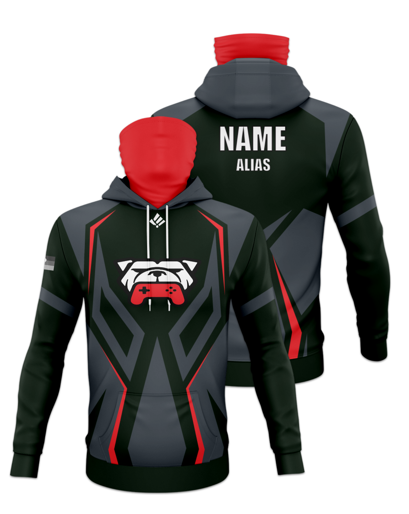 Rendered product preview, stack