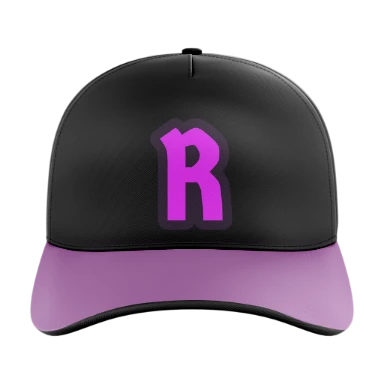 Sublimated 5 Panel Curved Bill Cap preview, front