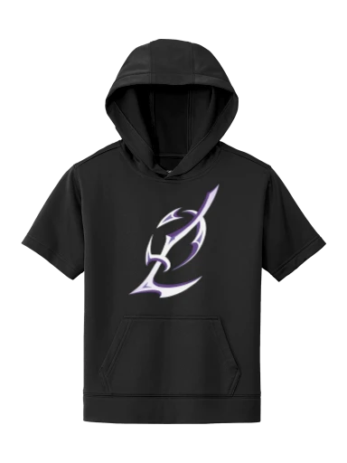 Sport-Tek Youth Sport-Wick Fleece Short Sleeve Hooded Pullover preview, front