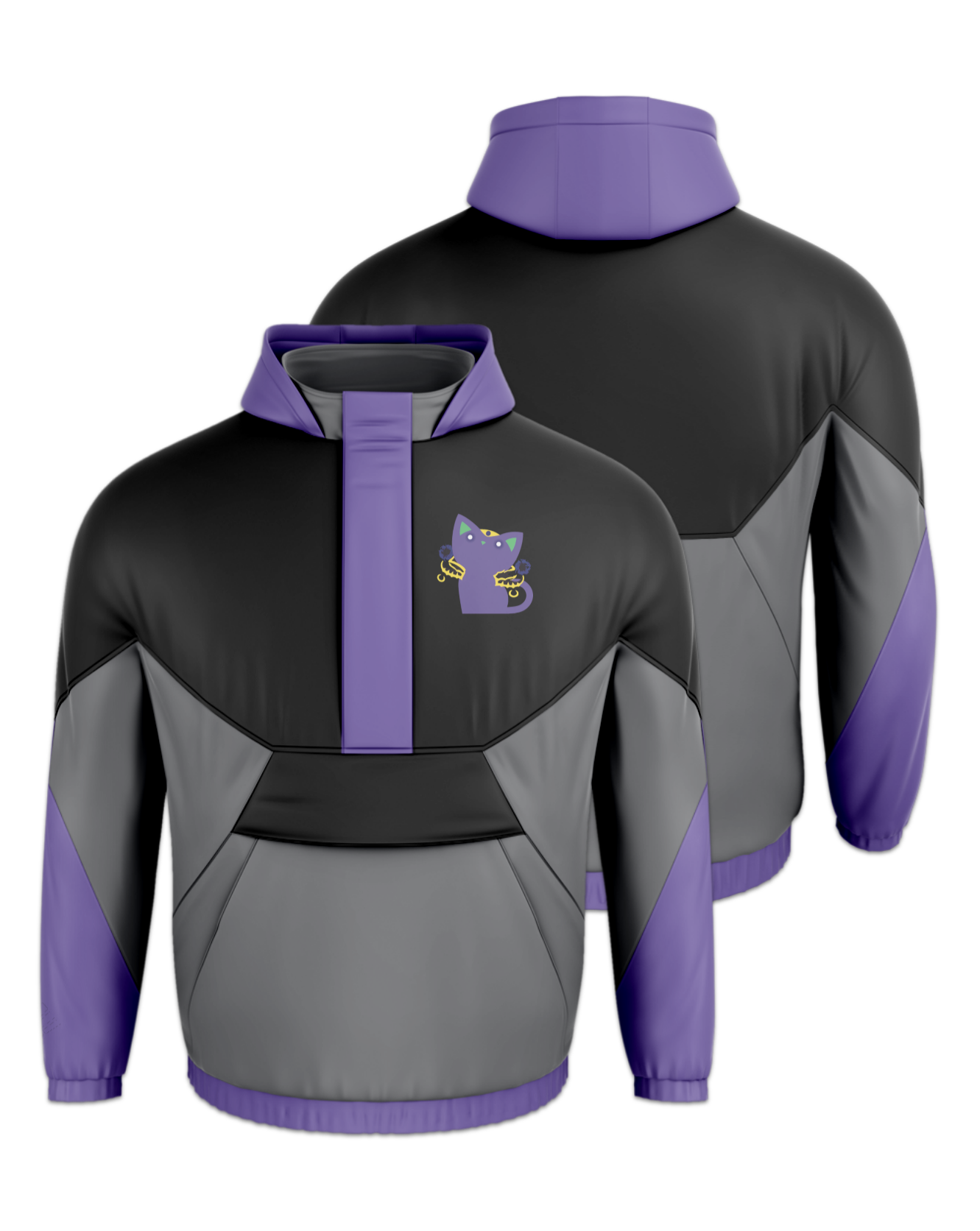 Rendered product preview, stack