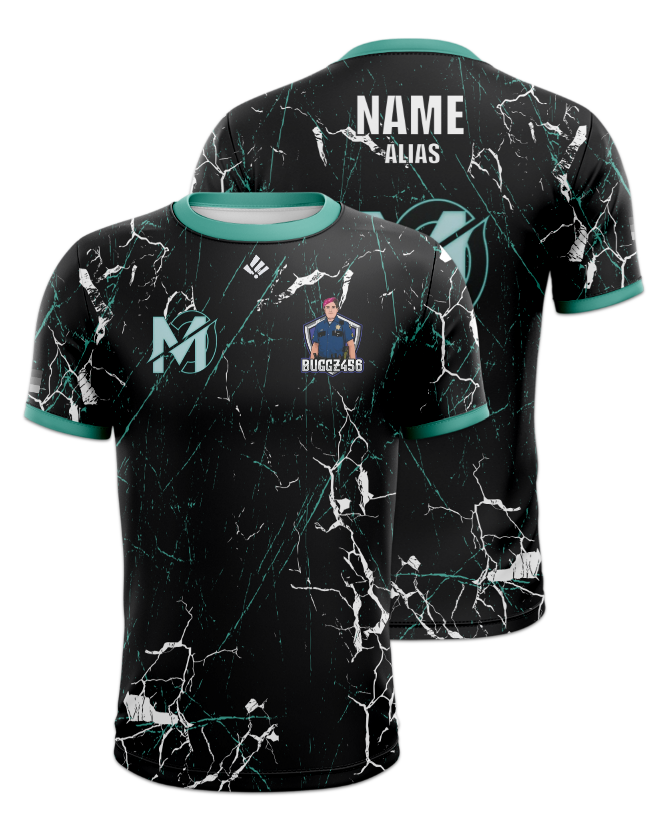 Rendered product preview, stack