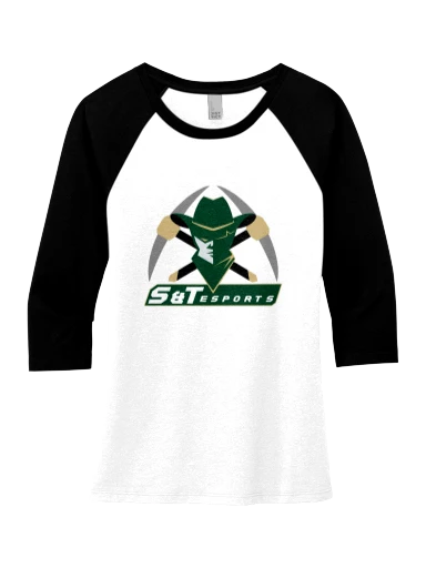 Women's Perfect Tri 3/4-Sleeve Raglan preview, front