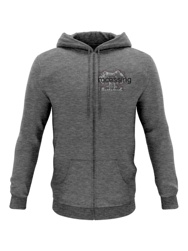 Printed Zip-UP Hoodie preview, front