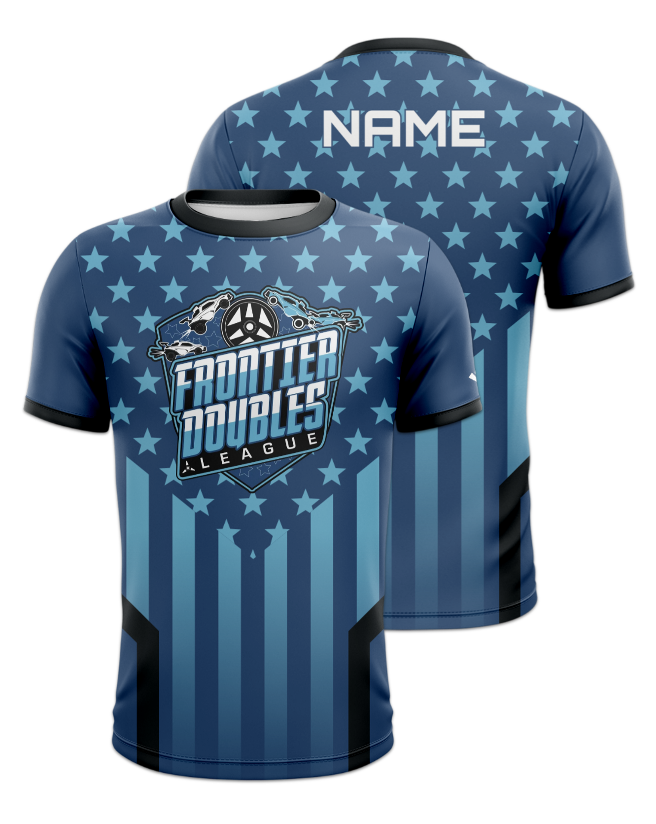 Rendered product preview, stack