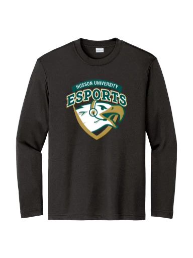 Youth Long Sleeve PosiCharge Competitor Tee preview, front