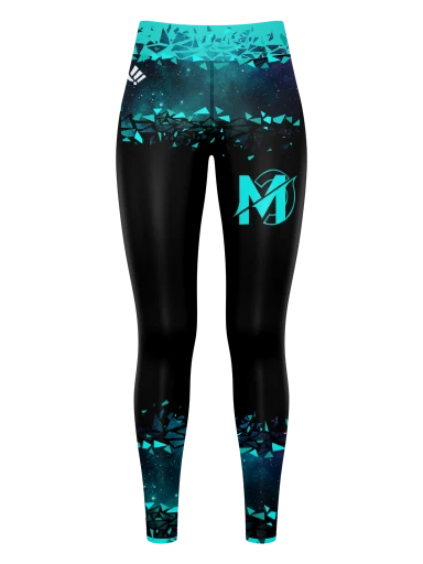 Custom Sublimated Leggings preview, front