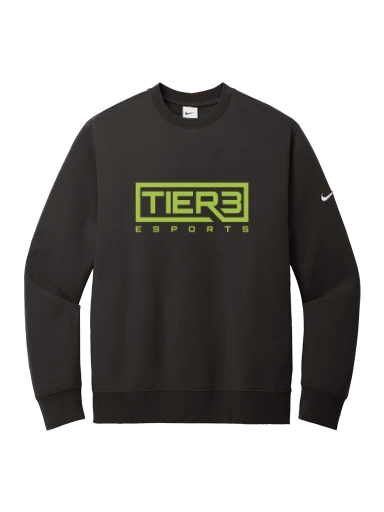 Tier 3 Fan Store Nike Club Fleece Sleeve Swoosh Crew preview, front
