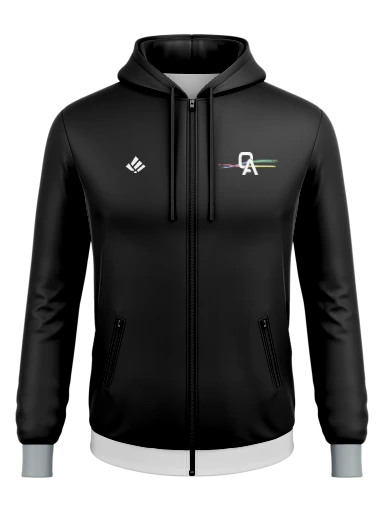 Men's Full Zip Poly Fleece Hoodie preview, front