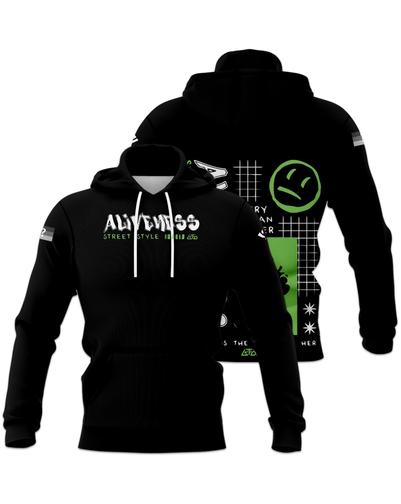 Rendered product preview, stack