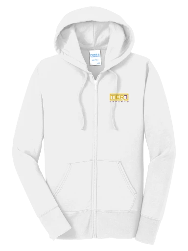 Tier 7 Fundraising Store Women's Core Fleece Full-Zip Hooded Sweatshirt preview, front