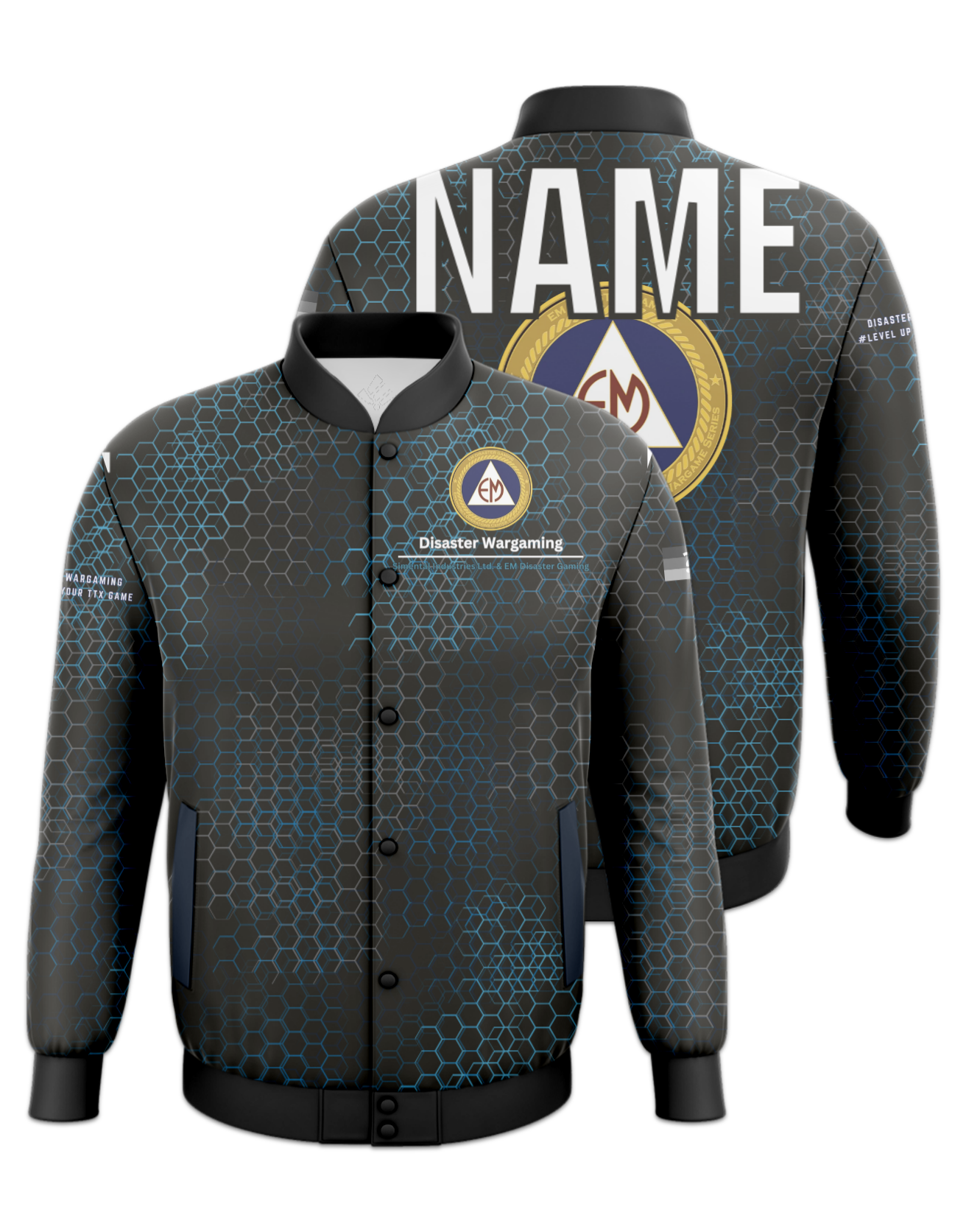 Rendered product preview, stack