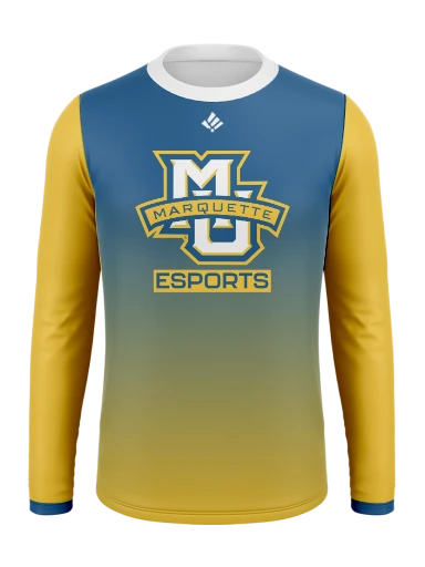 Custom Long Sleeve Esports Jersey preview, front