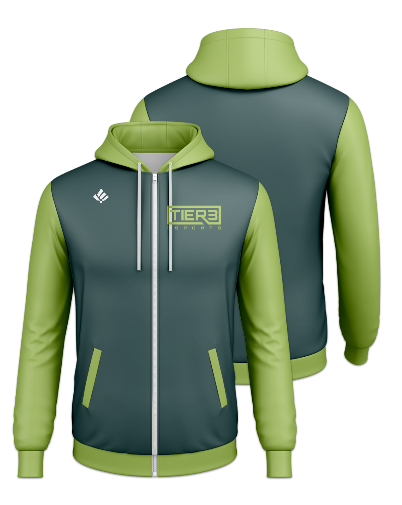 Rendered product preview, stack