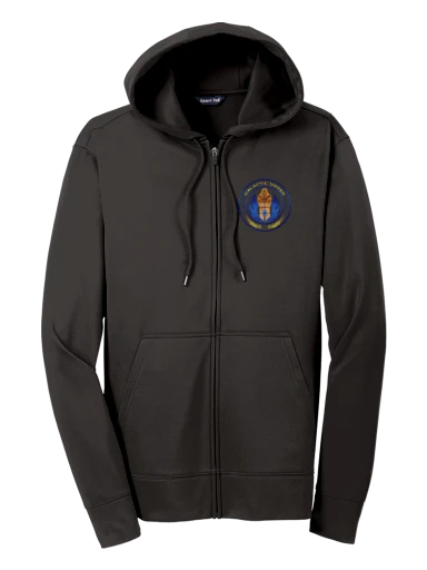 Sport-Tek Sport-Wick Fleece Full-Zip Hooded Jacket preview, front