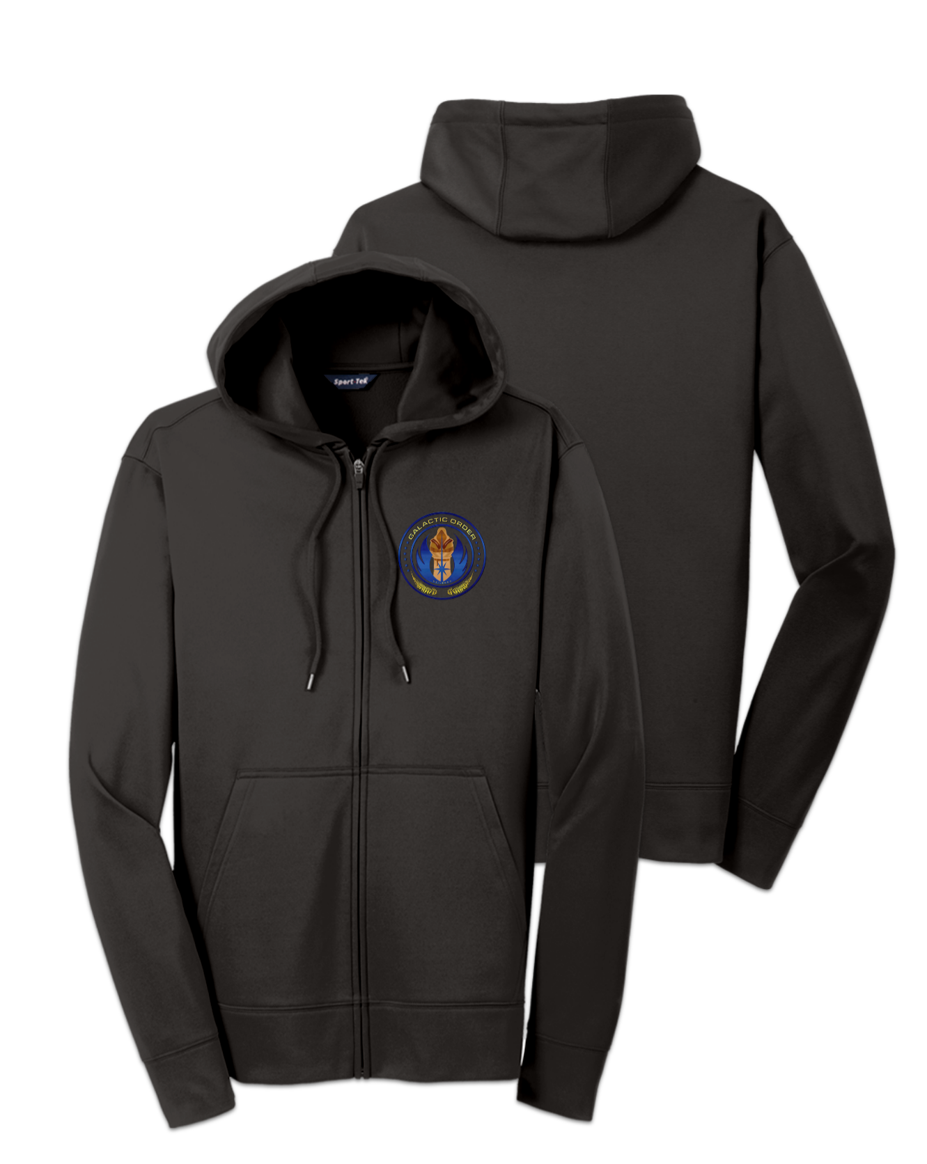 Rendered product preview, stack