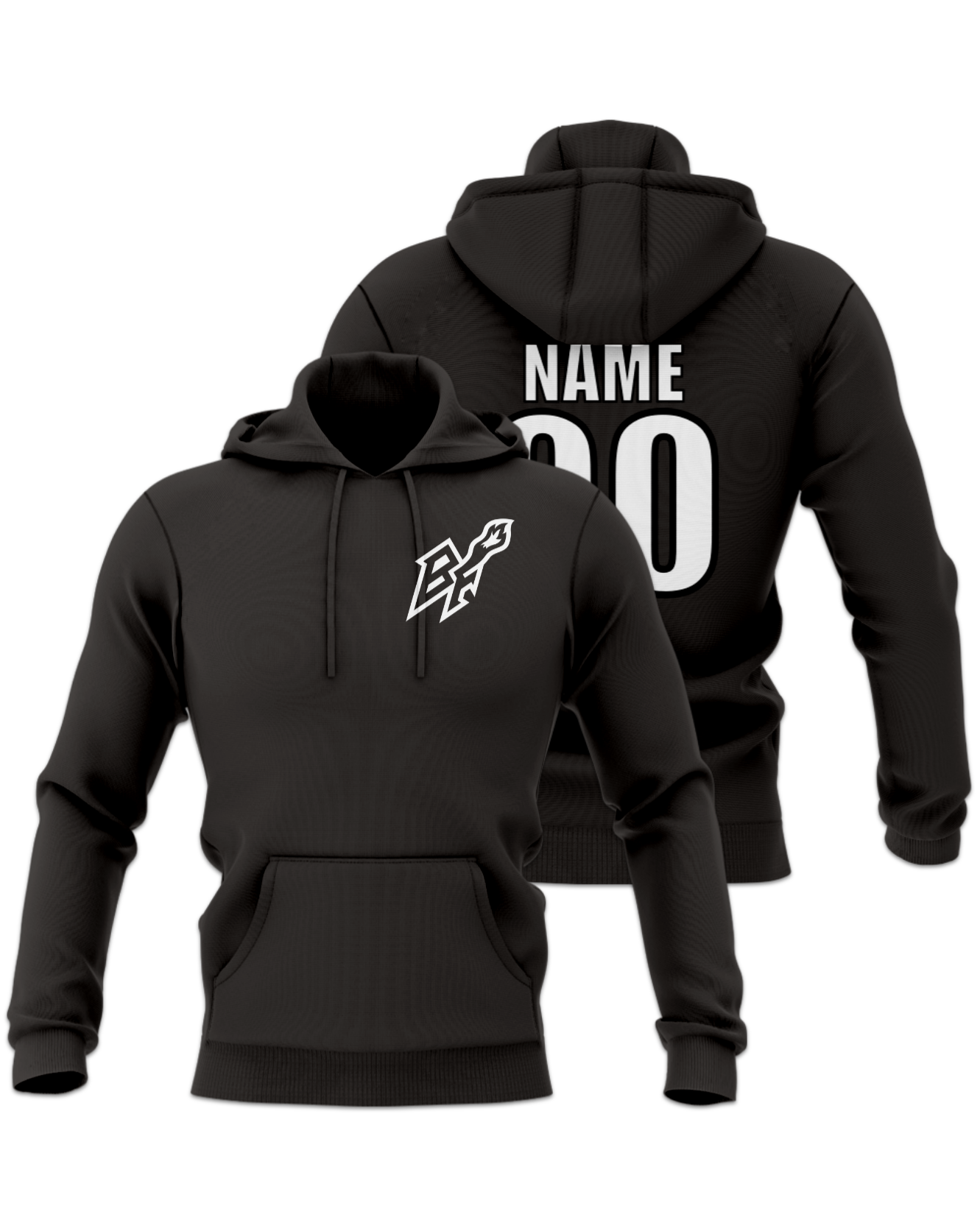 Rendered product preview, stack