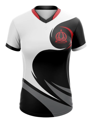 Custom Female Dual Neck Esports Jersey preview, front