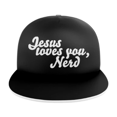 5 Panel Solid Flat Bill Cap preview, front