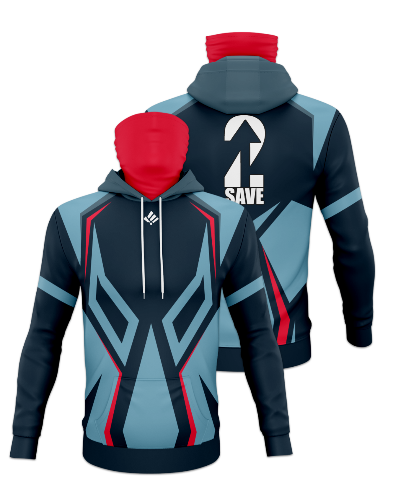 Rendered product preview, stack