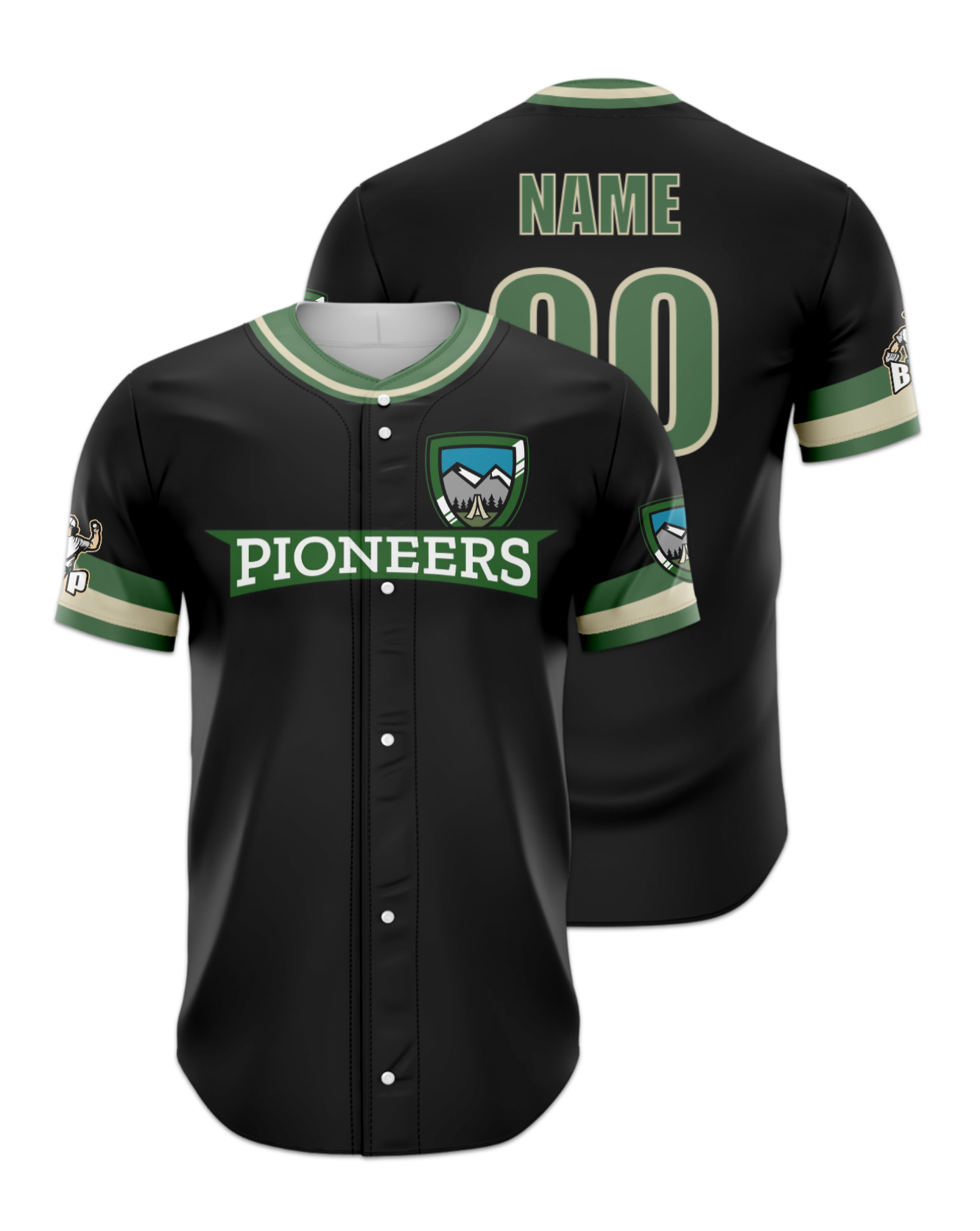 Rendered product preview, stack