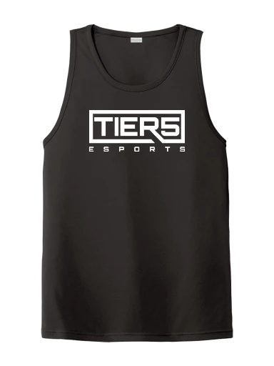 Tier 5 Fundraising Store PosiCharge Competitor Tank preview, front