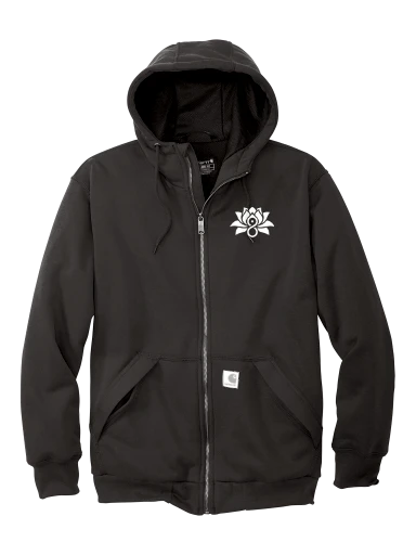 Carhartt Midweight Thermal-Lined Full-Zip Sweatshirt preview, front