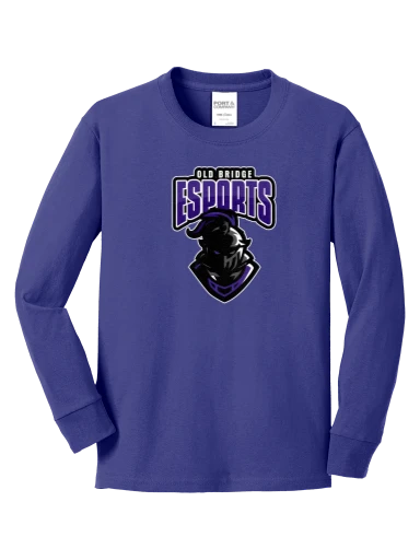 Youth Long Sleeve Core Cotton Tee preview, front