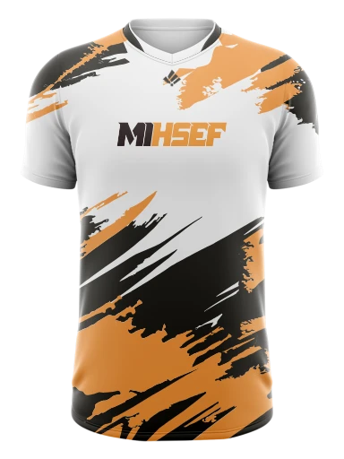 Split Collar Esports Jersey preview, front